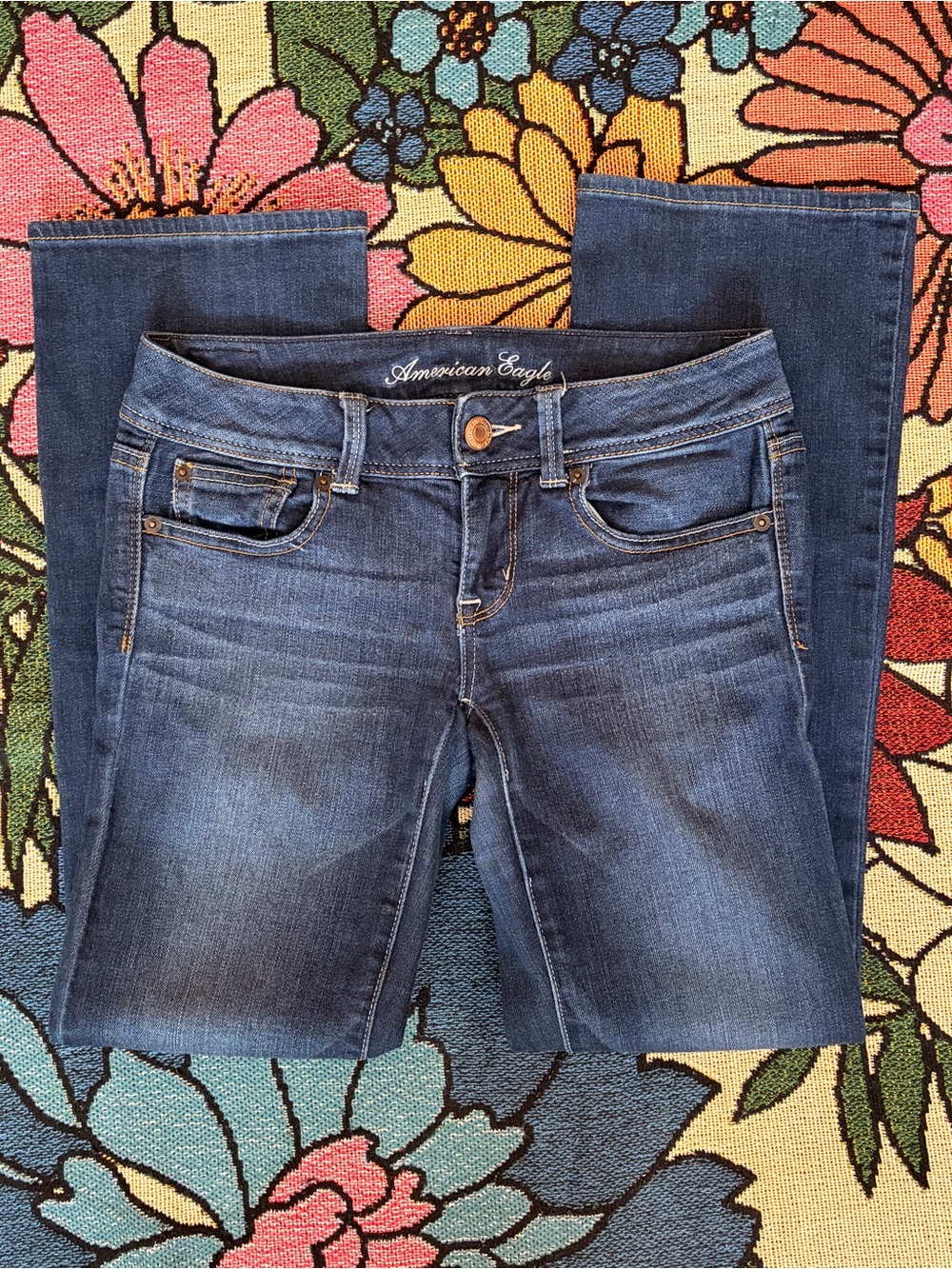 American Eagle Outfitters Women's Medium Wash Bootcut Jeans